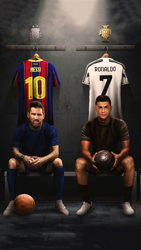 messi e ronaldo sfondi